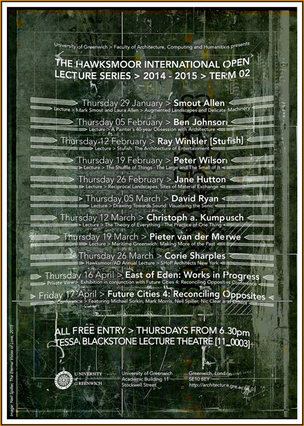 The Hawksmoor International Lecture Series > 2014 – 2015 >&nbsp;presents…