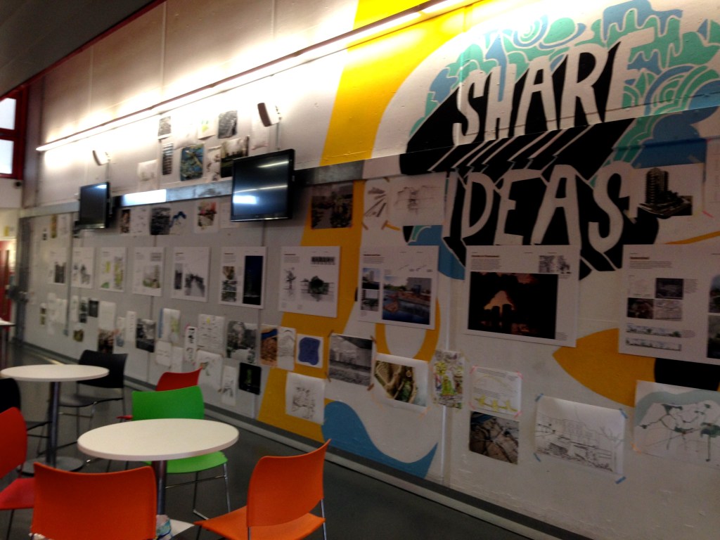 Student exhibition at arts festival