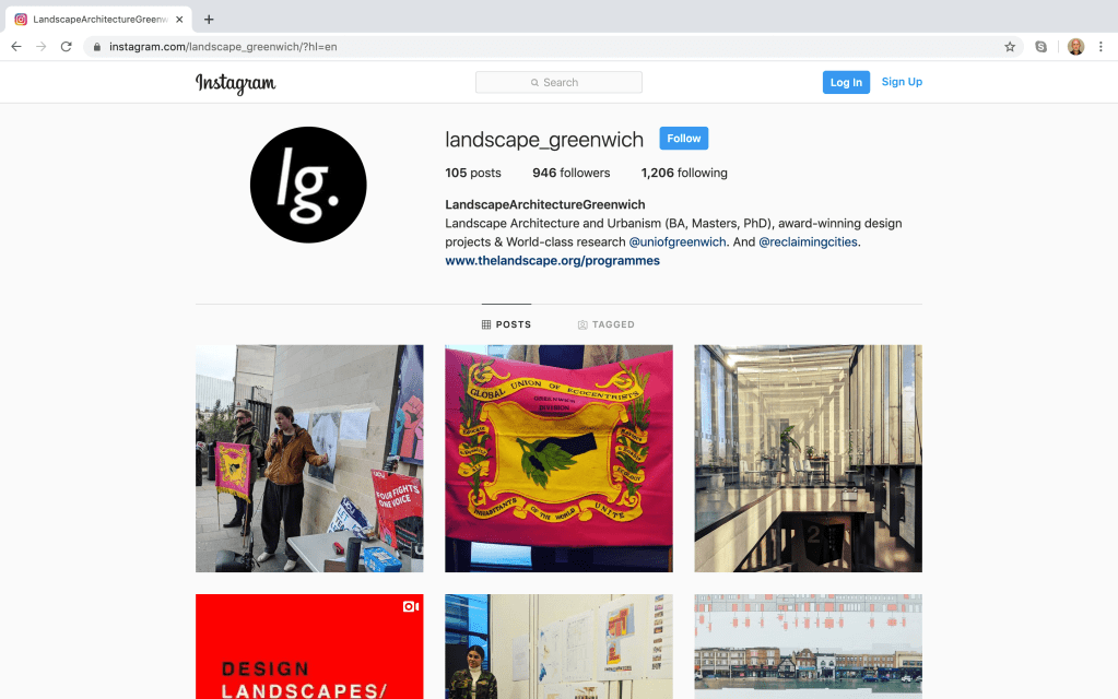 Follow Disruptive Ecologies at&nbsp;Greenwich