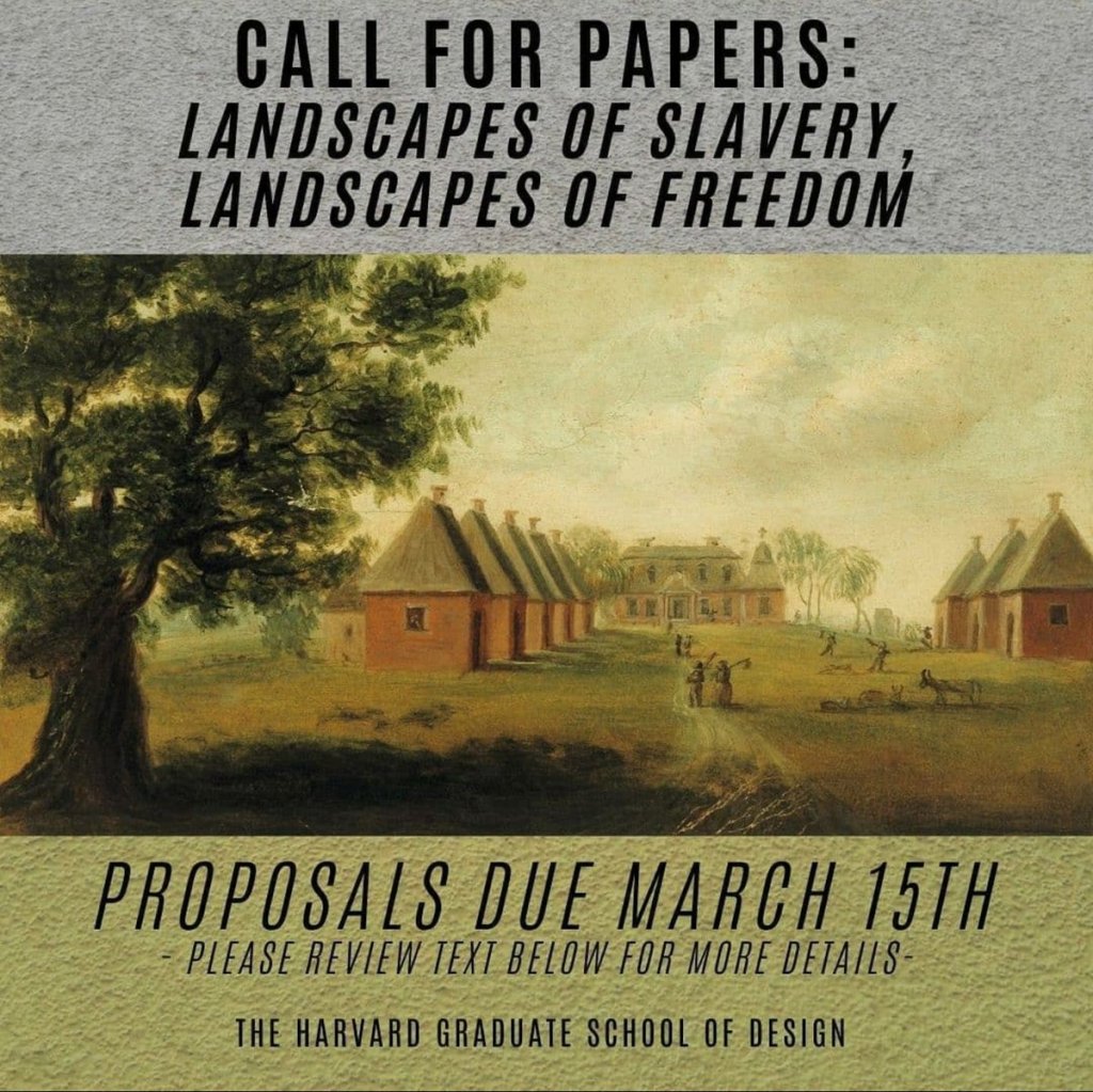 Landscapes of Slavery, Landscapes of Freedom